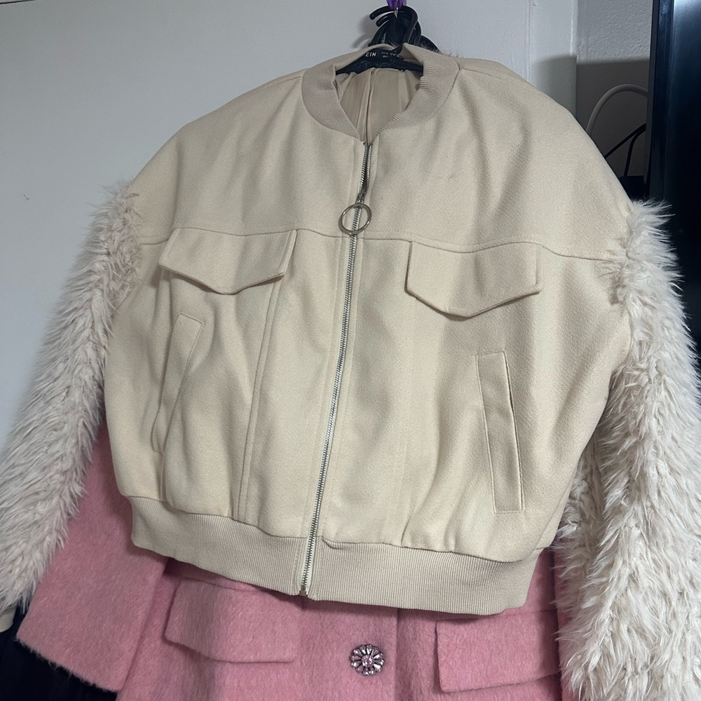 Jacket size 10/12 cropped bomber